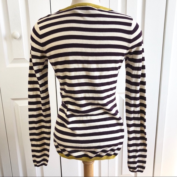 ANTHROPOLOGIE SPARROW Striped Cardigan - Picture 2 of 6